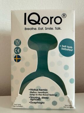 IQoro Throat Exercise Device in Teal